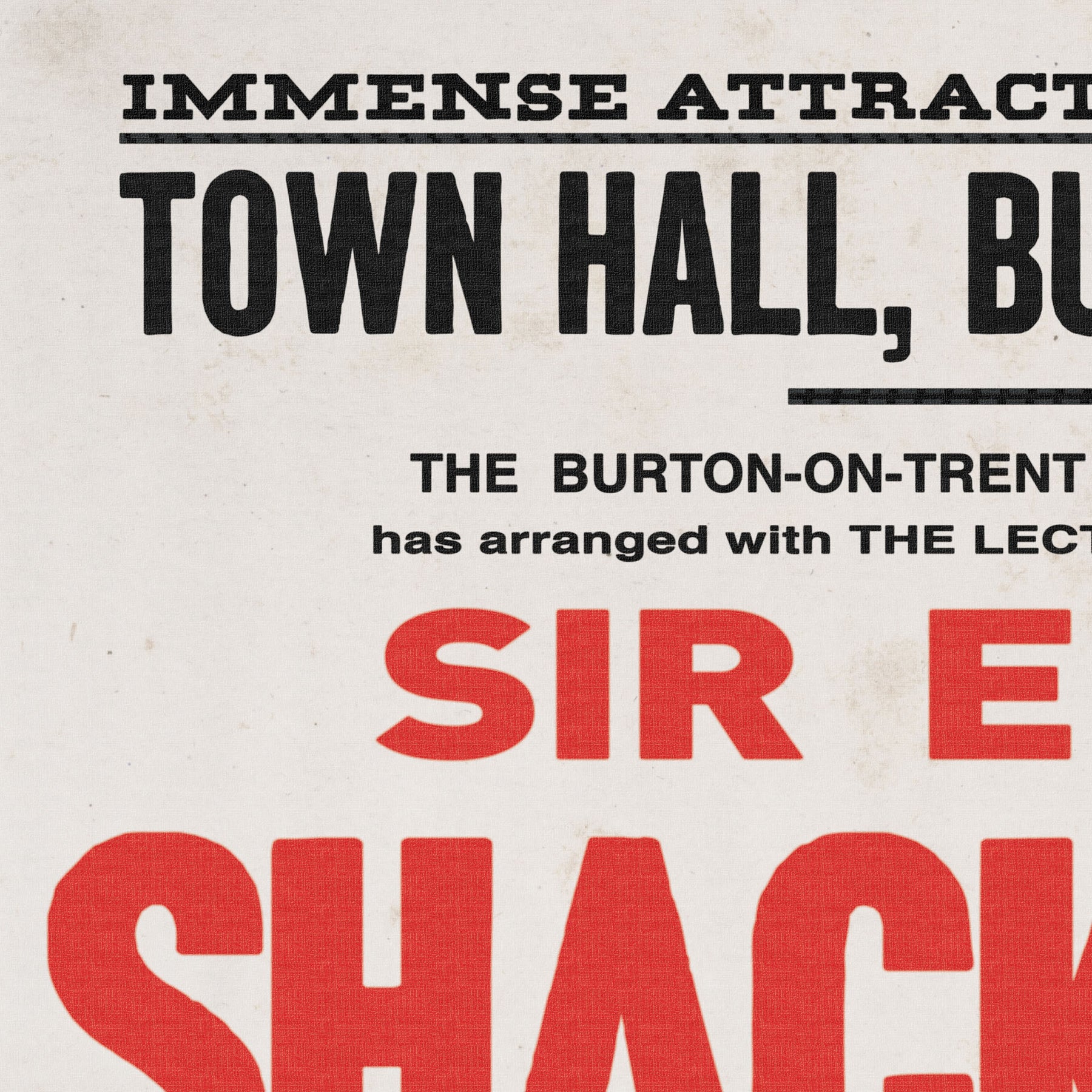 The Shackleton South Pole Lecture Retro Poster - 24