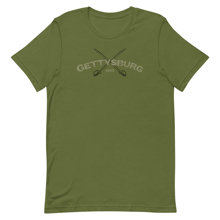 The Battle of Gettysburg 1863 Premium Cotton Retro Tee (unisex)