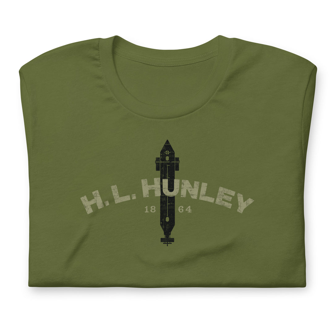 The H. L. Hunley Premium Cotton Retro Tee (unisex)