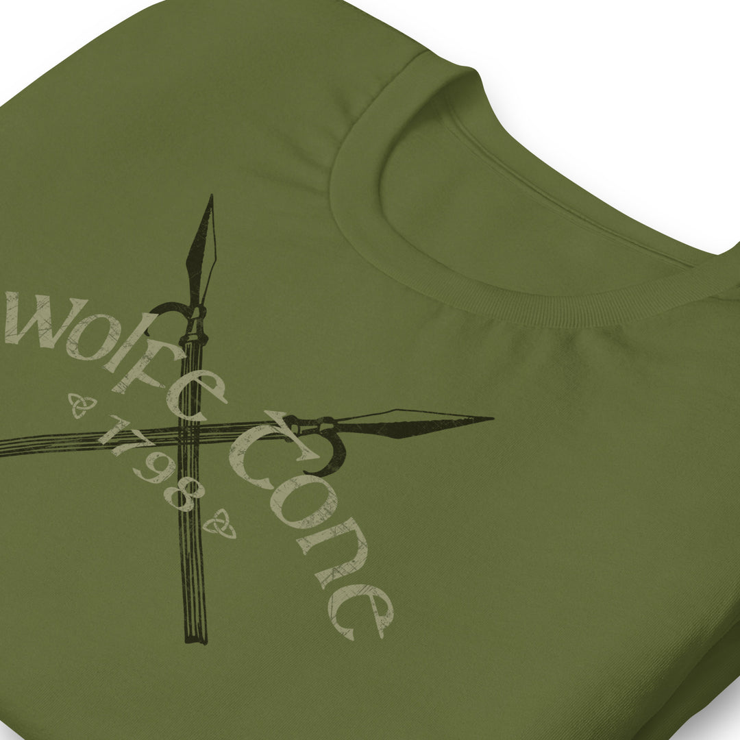 The Wolfe Tone 1798 Premium Cotton Retro Tee (unisex)